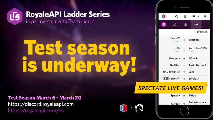 RoyaleAPI Ladder Series RLS Promo