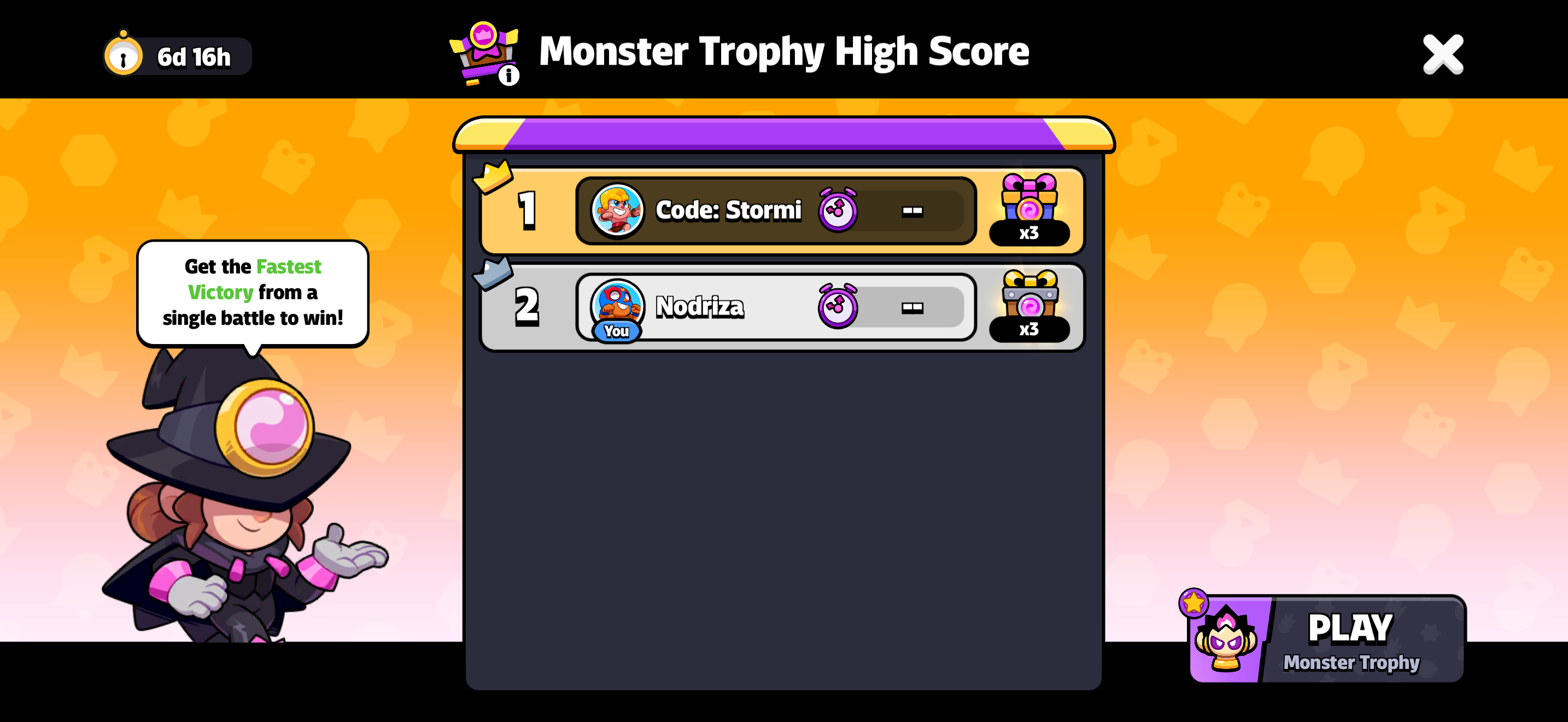 High Score Leaderboard