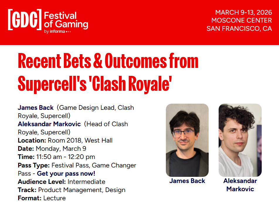 GDC 2026 Session Overview